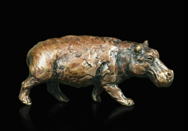 Photo of Hippo Bronze Miniature (Butler and Peach)