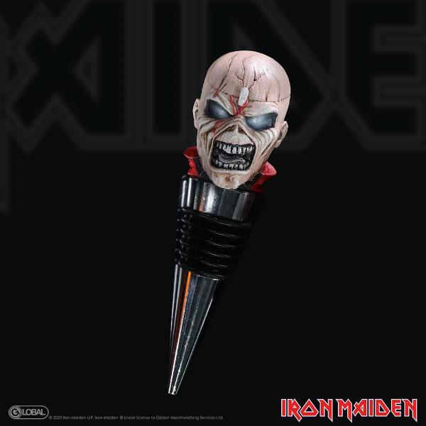 Photo #5 of product B6337X3 - Officially Licensed Iron Maiden Eddie The Trooper Bottle Stopper 10cm