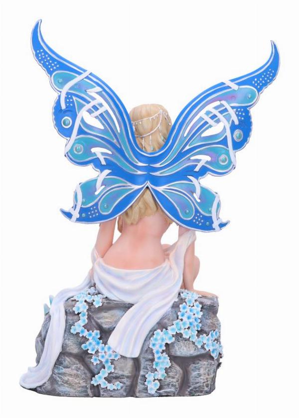 Photo #3 of product B6536Y3 - Jewelled Fairy Sapphire in blue figurine (Large)