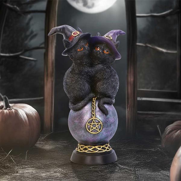 Photo #5 of product U7047M25 - Kittens Orbuculum Witches Cat Ornament
