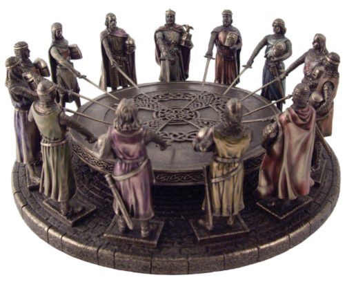 Photo of Knights of the Round Table Figurine Bronze