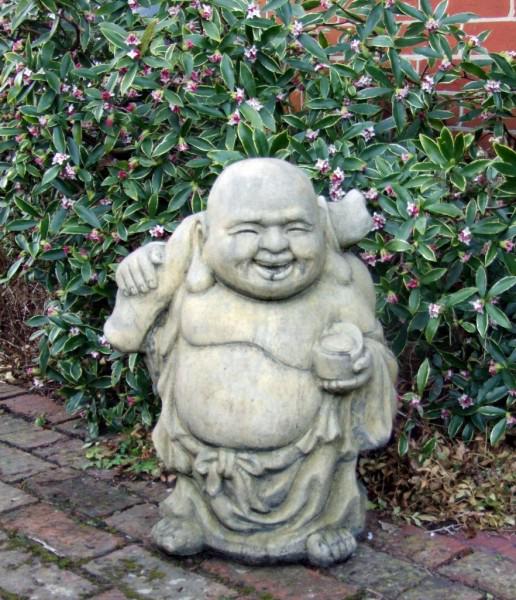 Large Travelling Buddha Stone Statue | Garden Statue Shop