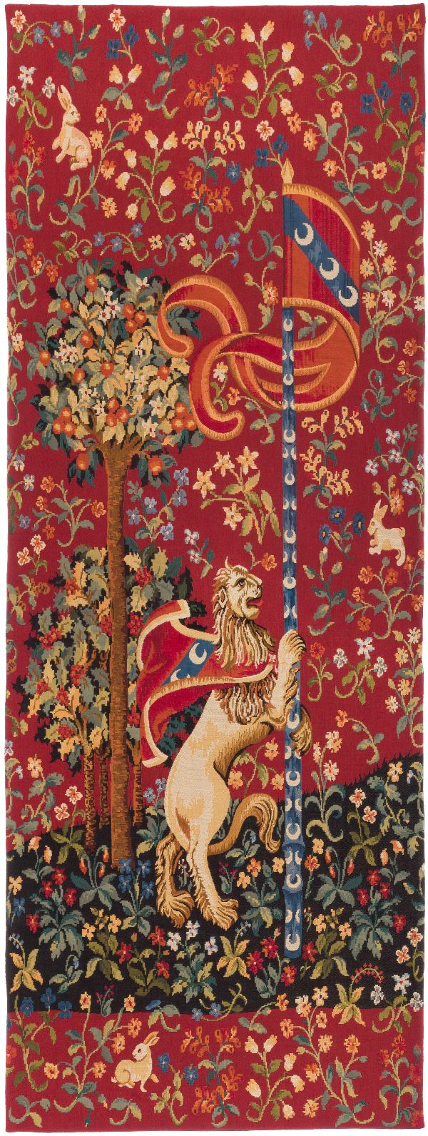 Phot of Lion Medieval Wall Tapestry