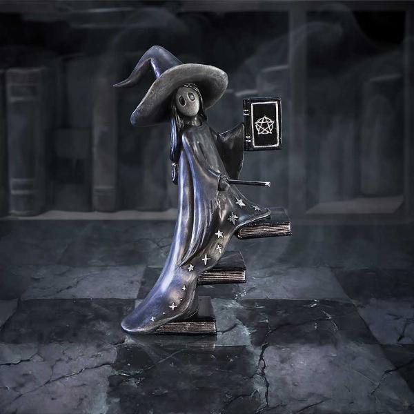 Photo #5 of product B6936C24 - Little Souls Luna Witch with Books Figurine