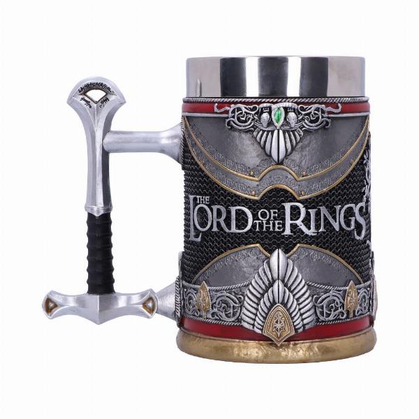 Photo #4 of product B5873V2 - Officially Licensed Lord of the Rings Aragorn Tankard 15.5cm