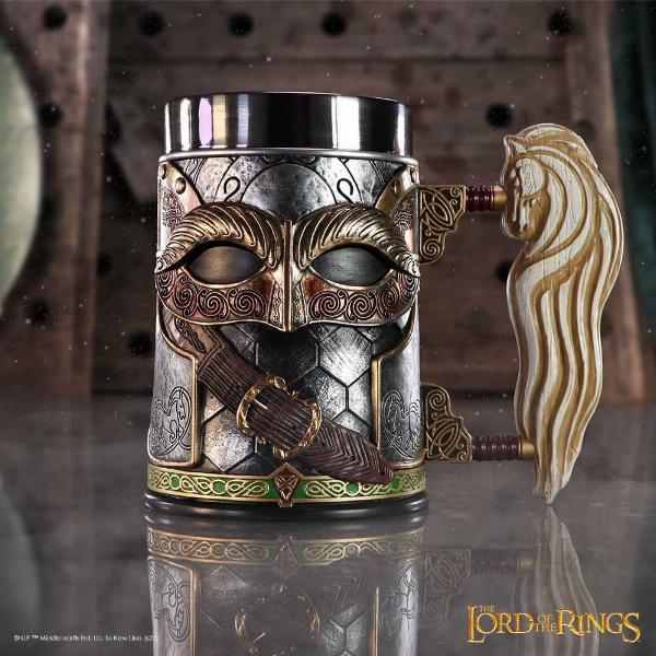 Photo #2 of product B6457X3 - Lord Of The Rings Collectible Rohan Tankard 15.5cm