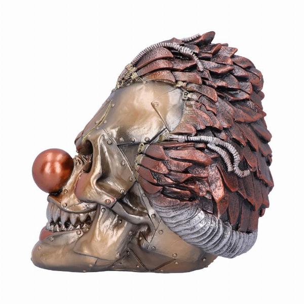 Photo #3 of product U5276S0 - Mechanical Laughter Horror Steampunk Clown Skull Ornament