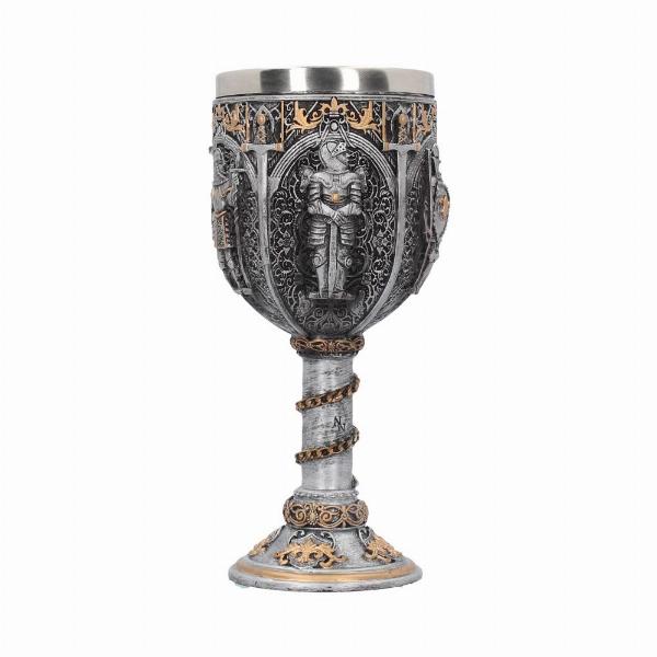 Photo #1 of product D1070C4 - Medieval Knight Chain Wine Goblet