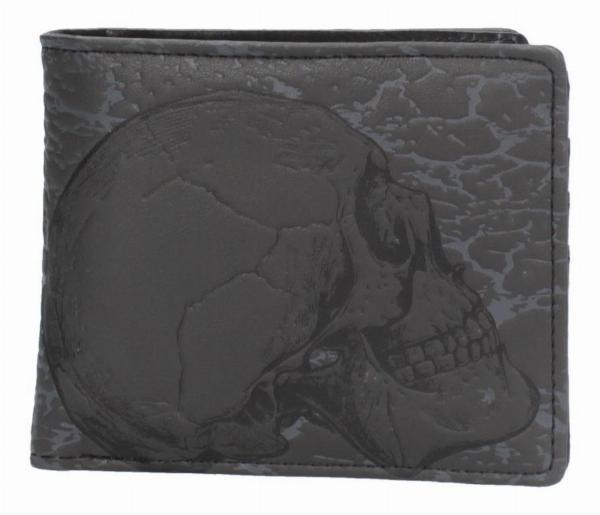 Photo #1 of product C4265M8 - Memento Mori Skull Embossed Wallet