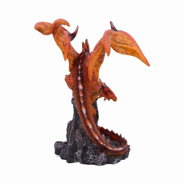 Photo #3 of product U5077R0 - Mikan Burnt Orange Dragon Figurine
