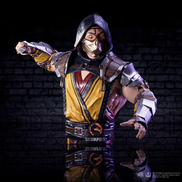 Photo #2 of product B6125W2 - Officially Licensed Mortal Kombat Scorpion Bust 29.5cm