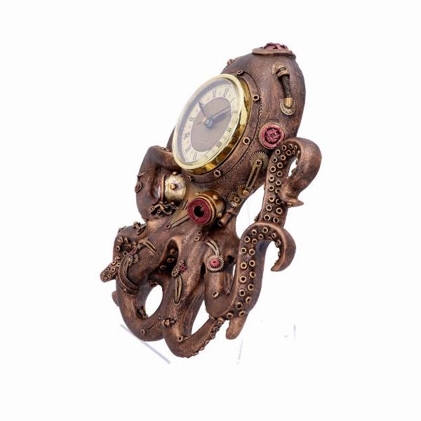 Photo #2 of product U4765P9 - Octoclock Steampunk Octopus Squid Wall Clock