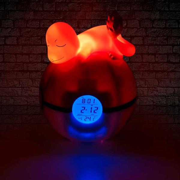 Photo #5 of product C6244W2 - Pokmon Charmander Light-Up FM Alarm Clock