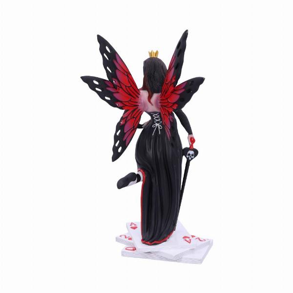 Photo #4 of product B5557T1 - Wonderland Fairies Queen of Hearts Red Card Figurine
