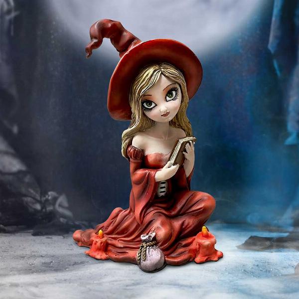 Photo #5 of product D6291X3 - Rina Witch Figurine 15cm