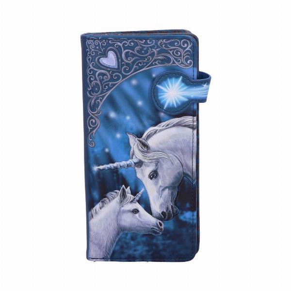 Photo #5 of product B3942K8 - Nemesis Now Lisa Parker Sacred Love Unicorn Purse Blue 18.5cm