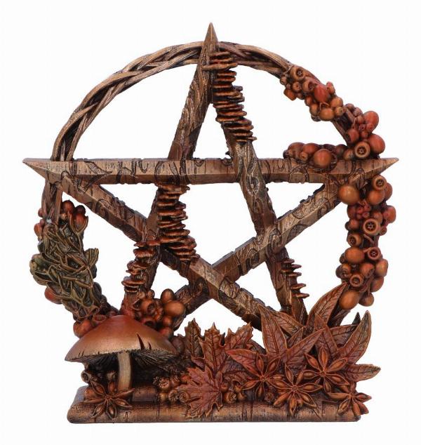 Photo #1 of product B6631B24 - Autmnal Floral Decorative Pentagram Ornament