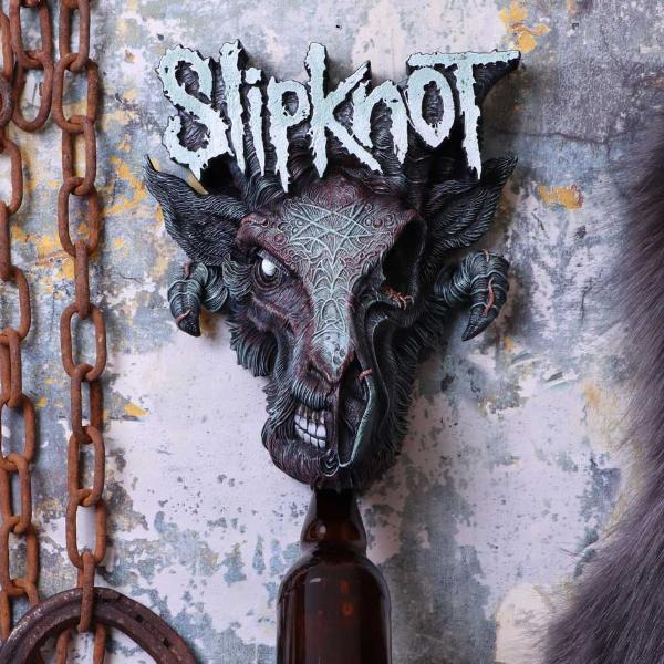 Photo #5 of product B5576T1 - Officially Licensed Slipknot Infected Goat Logo Wall Mounted Bottle Opener