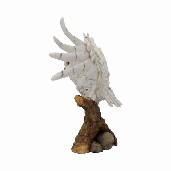 Photo #3 of product U4170M8 - Snowy Rest Beautiful Snowy Owl Figure 38cm