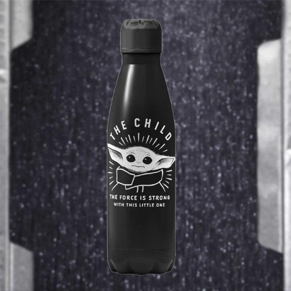 Photo #3 of product C6380X3 - Star Wars:The Mandalorian Grogu Stainless Steel Water Bottle 500ml