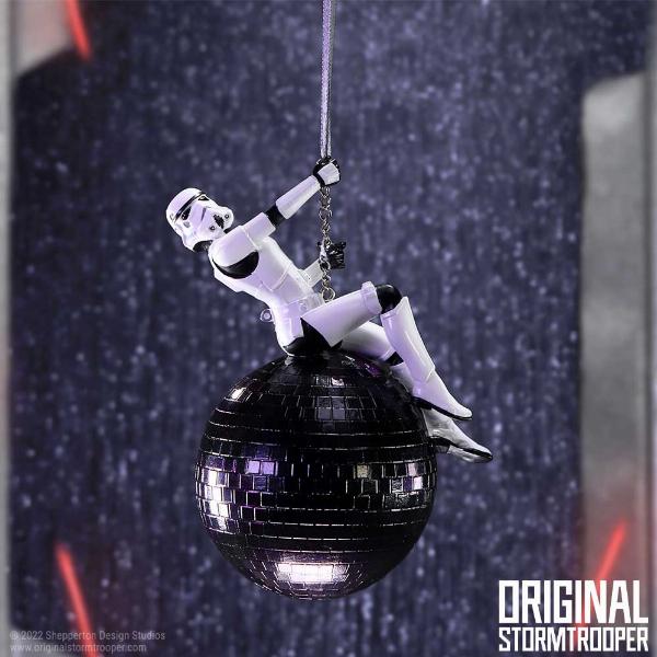 Photo #5 of product B6361X3 - Officially Licensed Original Stormtrooper Wrecking Ball Hanging Ornament 13cm