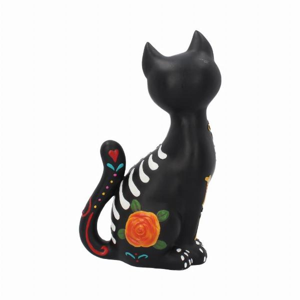 Photo #4 of product D1276D5 - Sugar Kitty Figurine Day of the Dead Cat Ornament