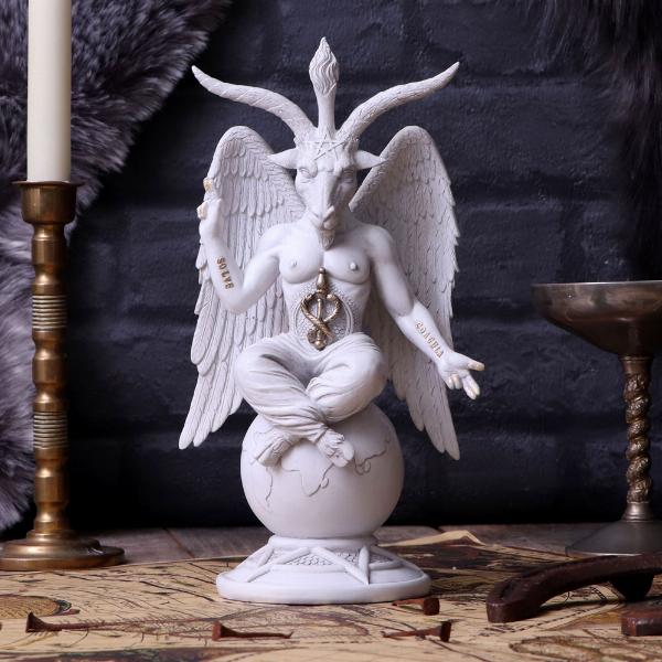 Photo #5 of product B5260S0 - Dark Lord 26cm White Baphomet Figurine
