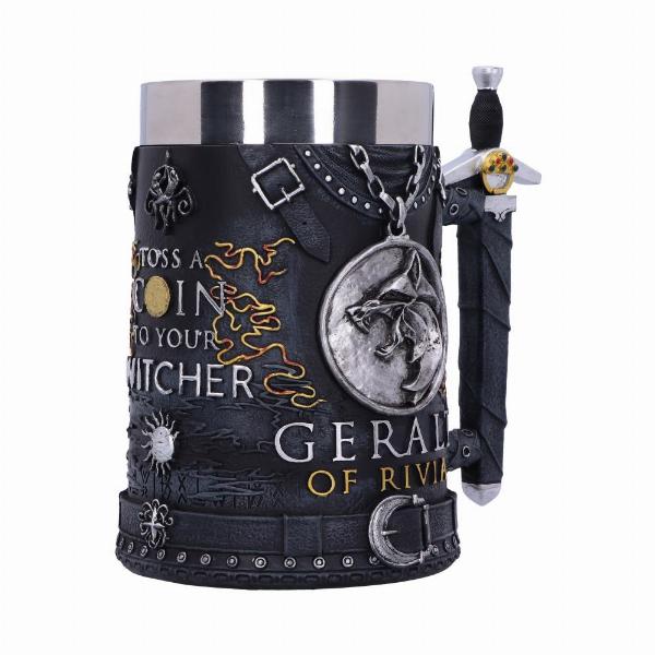 Photo #4 of product B5970V2 - The Witcher Geralt of Rivia Tankard 15.5cm