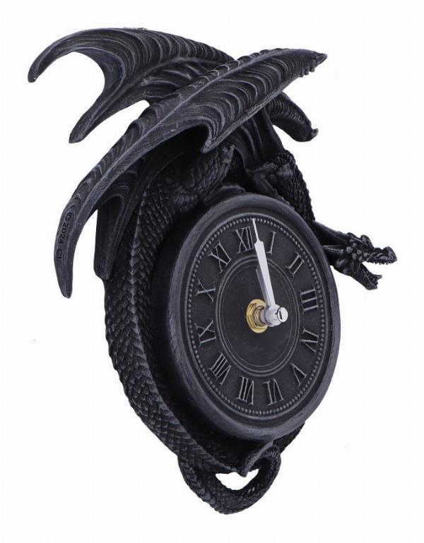 Photo #4 of product D6848C24 - Time to Burn Dragon Wall Clock