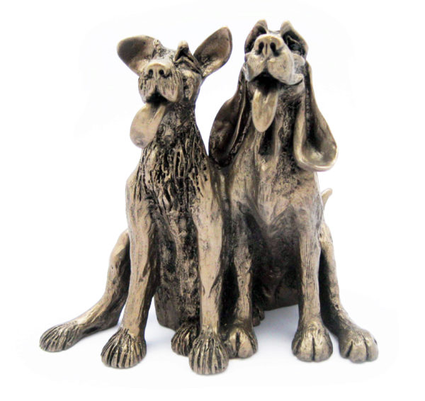 Photo of Tom and Fred Dogs Sculpture