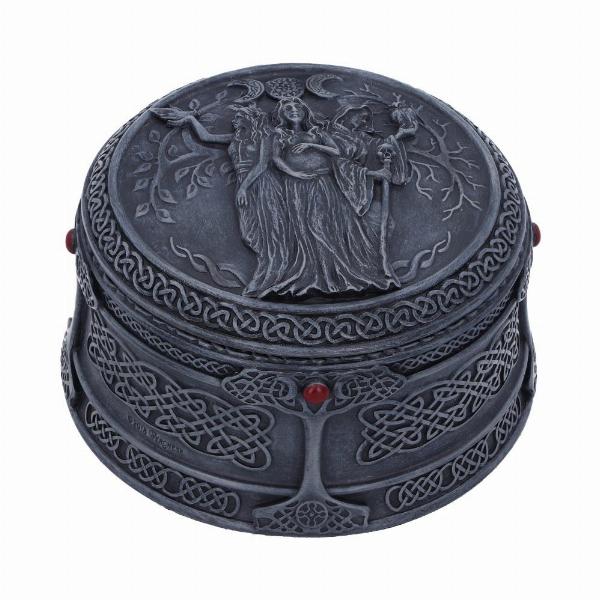 Photo #1 of product D5685U1 - Triple Goddess Box 9.5cm