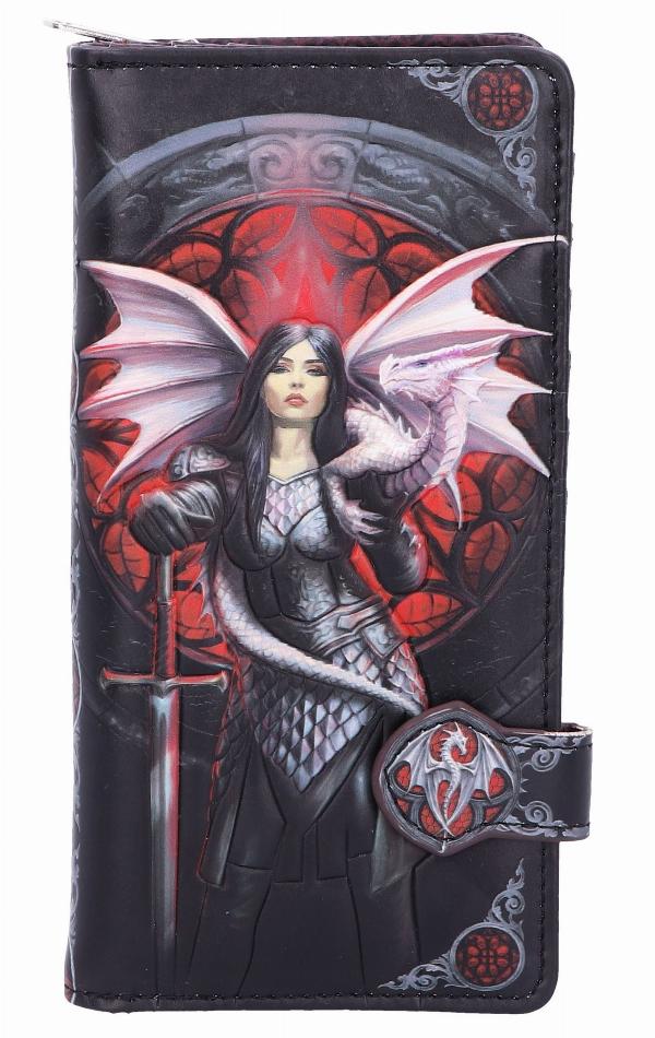 valour warrior woman embossed purse anne stokes3