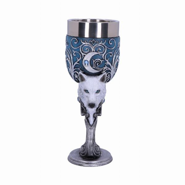 Photo #3 of product B5192R0 - Wild at Heart Twin Wolf Heart Set of Two Goblets