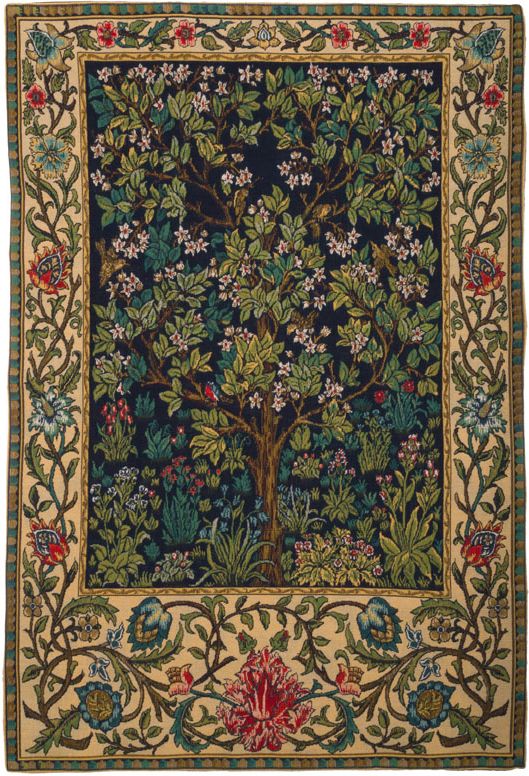 William Morris Tree of Life - Woven Wall Tapestry II | The Tapestry Shop