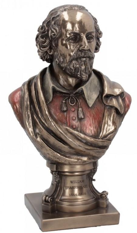 Photo of William Shakespeare Bronze Figurine 23cm