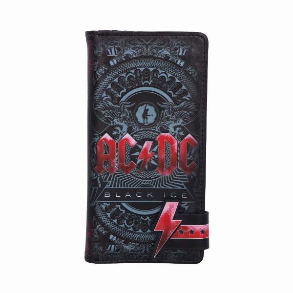 Photo #1 of product B5519T1 - Officially Licensed AC/DC Black Ice Album Embossed Purse Wallet