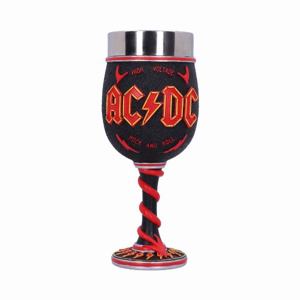 Photo #1 of product B5535T1 - AC/DC High Voltage Rock and Roll Goblet Lighting Horns Wine Glass