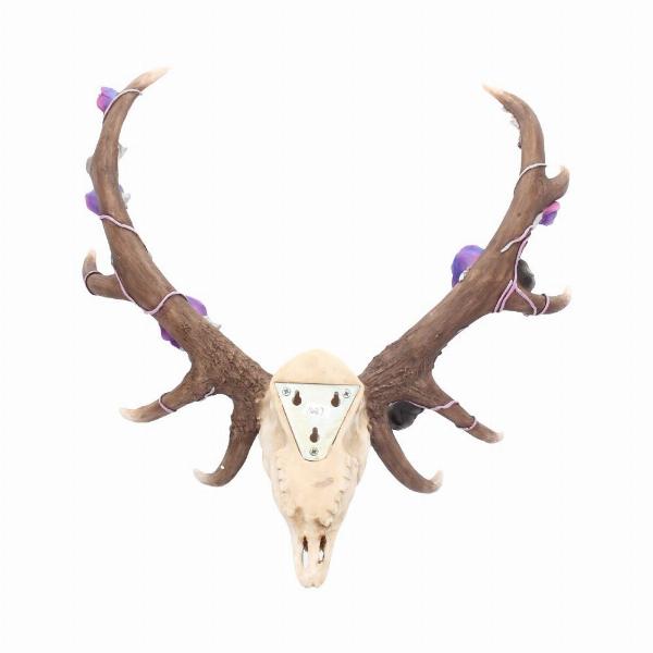 Photo #2 of product C4035M8 - Antlers of Eden Floral Decorated Animal Deer Skull