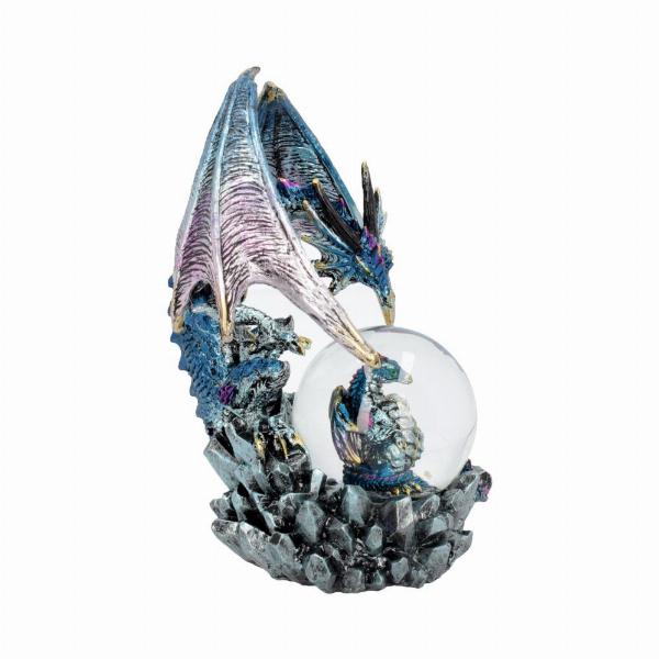 Photo #4 of product U4501N9 - Azul Oracle Blue Dragon Fortune Seer Figurine 19cm