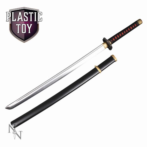 Photo #1 of product U2044F6 - Black Handled Samurai Katana