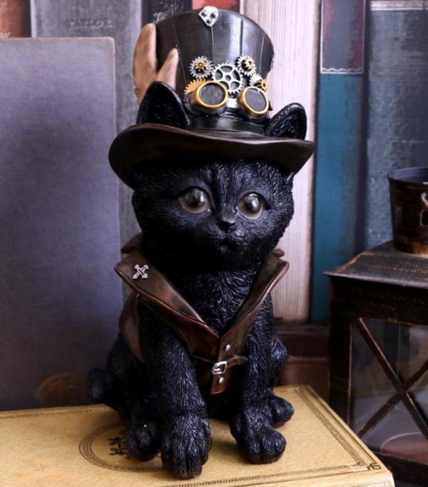 Photo of Cogsmiths Cat Steampunk Kitty Figurine