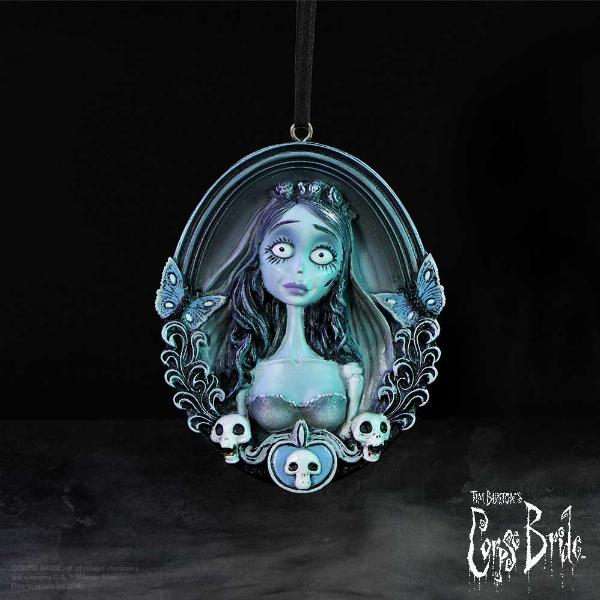 Photo #5 of product B6645B24 - Corpse Bride Emily Portrait Hanging Ornament