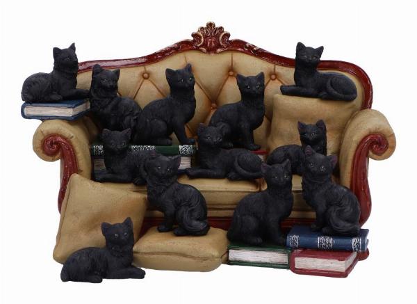 Photo #1 of product U6729A24 - Couch Clowder with 48 Display Cats 22cm