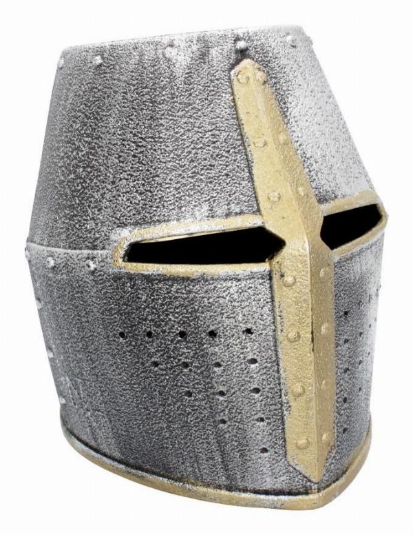Photo #1 of product B4437N9 - Nemesis Now Silver Knight Crusader Helmet (Pack of 3)