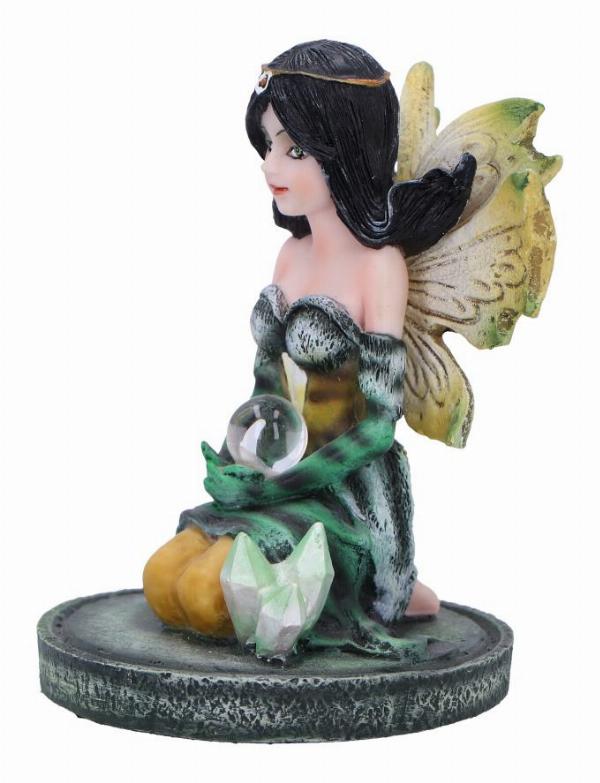 Photo #2 of product D6781B24 - Jade Green Crystal Fairy Figurine