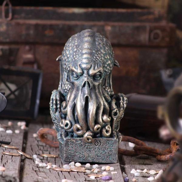 Photo #5 of product D2620G6 - Cthulhu Figurine H P Lovecraft Squid Octopus Ornament
