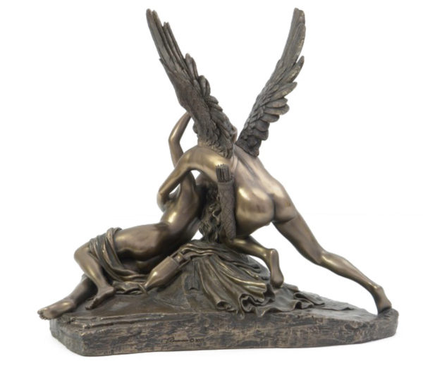 Photo of Cupid and Psyche Bronze Statue