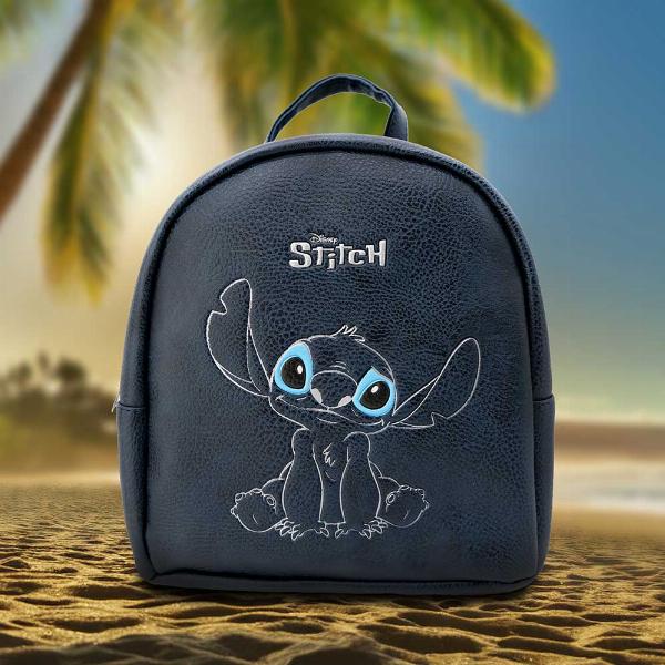 Photo #2 of product C6807B24 - Disney Stitch Mini Backpack in Black