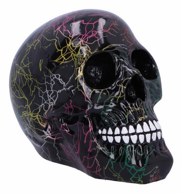 Photo #3 of product D7081B25 - Electro Decorative Resin Skull