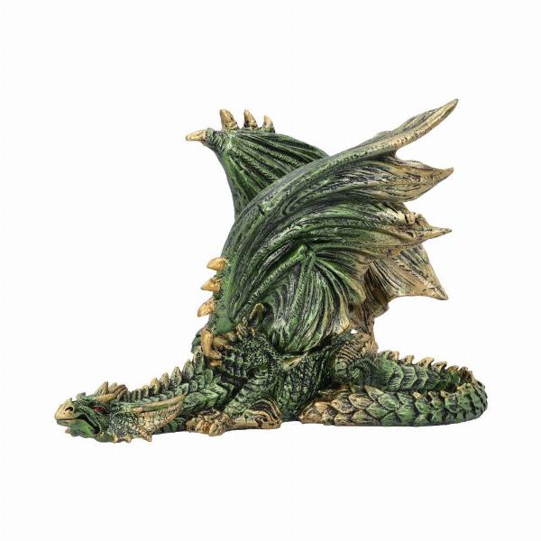 Photo #1 of product U5822U1 - Green Dragon Figurine 25.3cm